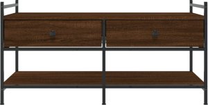 vidaXL Stolik kawowy, brązowy dąb, 99x50x50 cm 6