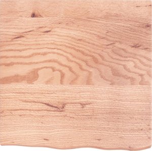 vidaXL Blat do łazienki, jasnobrązowy, 60x60x(2-4) cm, lite drewno 3