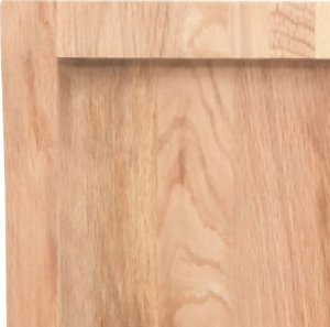 vidaXL Blat do łazienki, jasnobrązowy, 60x60x(2-4) cm, lite drewno 6