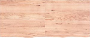 vidaXL Blat do łazienki, jasnobrązowy, 140x60x(2-4) cm, lite drewno 3