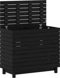 Kosz na pranie vidaXL Kosz na pranie, 88,5x44x76 cm, lite drewno sosnowe 4