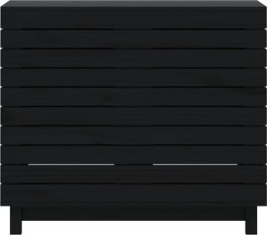 Kosz na pranie vidaXL Kosz na pranie, 88,5x44x76 cm, lite drewno sosnowe 5