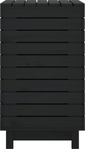 Kosz na pranie vidaXL Kosz na pranie, 88,5x44x76 cm, lite drewno sosnowe 6