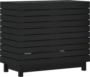 Kosz na pranie vidaXL Kosz na pranie, 88,5x44x76 cm, lite drewno sosnowe 7