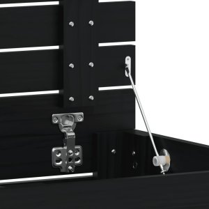 Kosz na pranie vidaXL Kosz na pranie, 88,5x44x76 cm, lite drewno sosnowe 8