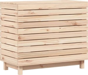 vidaXL Kosz na pranie, 88,5x44x76 cm, lite drewno sosnowe 2