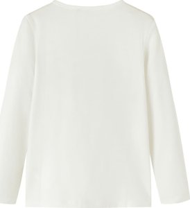 vidaXL Koszulka dziecięca z długimi rękawami, ecru, 116 2