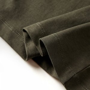 vidaXL Koszulka dziecięca z długimi rękawami, khaki, 116 6