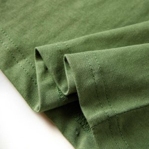 vidaXL Koszulka dziecięca z długimi rękawami, khaki, 128 7