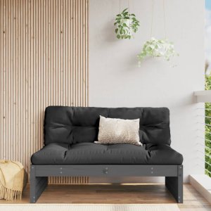 vidaXL Sofa środkowa do ogrodu, 120x80 cm, lite drewno sosnowe 1