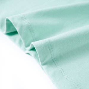 vidaXL Koszulka dziecięca z krótkimi rękawami, jasnomiętowa, 104 6