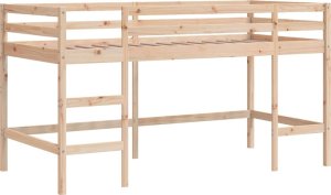 vidaXL Dziecięce łóżko na antresoli, z tunelem, różowe, 80x200 cm 6