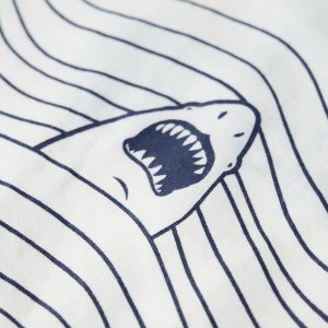 vidaXL Koszulka dziecięca, ecru, 128 4