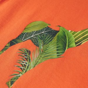 vidaXL Koszulka dziecięca, jaskrawy pomarańcz, 140 4