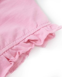 vidaXL Koszulka dziecięca z krótkimi rękawami, jaskrawy róż, 140 5