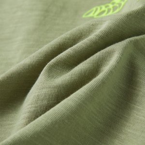 vidaXL Koszulka dziecięca z krótkimi rękawami, jasne khaki, 128 7