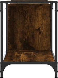 vidaXL Szafka pod telewizor, przydymiony dąb, 153x37x50 cm 5