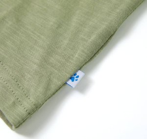 vidaXL Koszulka dziecięca z krótkimi rękawami, jasne khaki, 104 6