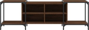 vidaXL Szafka pod telewizor, brązowy dąb, 153x37x50 cm 4
