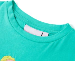 vidaXL Koszulka dziecięca z krótkimi rękawami, miętowa, 140 3