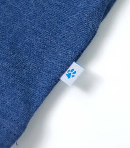 vidaXL Koszulka dziecięca, ciemnoniebieski melanż, 128 5