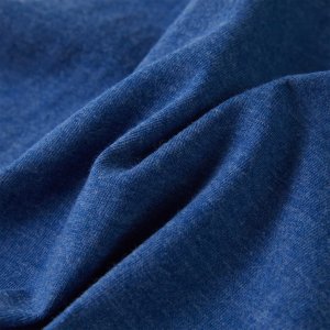 vidaXL Koszulka dziecięca, ciemnoniebieski melanż, 128 7