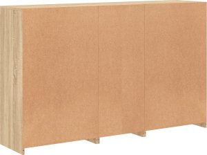 vidaXL Szafka z oświetleniem LED, dąb sonoma, 162x37x100 cm 8