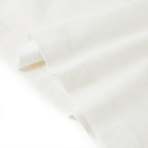 vidaXL Koszulka dziecięca z krótkimi rękawami, ecru, 128 6