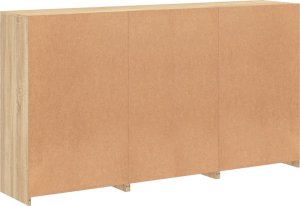 vidaXL Szafka z oświetleniem LED, dąb sonoma, 181,5x37x100 cm 8