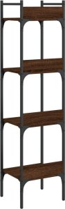 vidaXL 4-poziomowy regał na książki, brązowy dąb, 35x30x138,5 cm 7