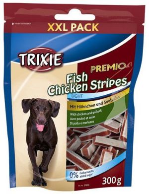 Trixie Paski z rybą i kurczakiem PREMIO, opakowanie XXL, 300g 1