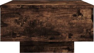 vidaXL Stolik kawowy, przydymiony dąb, 55x55x31 cm 6