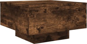 vidaXL Stolik kawowy, przydymiony dąb, 55x55x31 cm 7