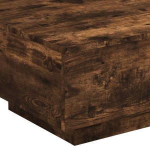 vidaXL Stolik kawowy, przydymiony dąb, 55x55x31 cm 8