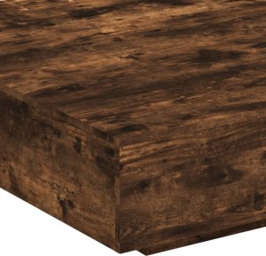 vidaXL Stolik kawowy, przydymiony dąb, 100x100x31 cm 8