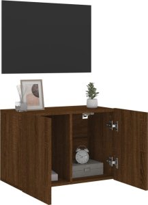 vidaXL Ścienna szafka TV, brązowy dąb, 60x30x41 cm 4