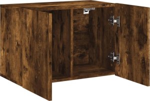 vidaXL Ścienna szafka TV, przydymiony dąb, 60x30x41 cm 5