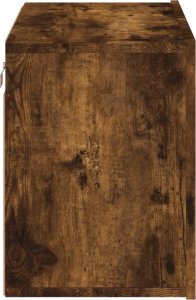 vidaXL Ścienna szafka TV, przydymiony dąb, 60x30x41 cm 7