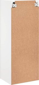 vidaXL Ścienna szafka TV, biała, 40,5x30x102 cm 8