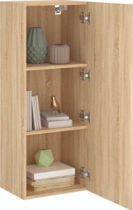 vidaXL Ścienna szafka TV, dąb sonoma, 40,5x30x102 cm 5