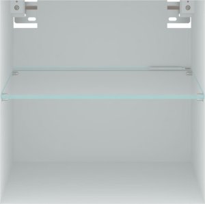 vidaXL Ścienna szafka telewizyjna z LED, biała, 30x28,5x30 cm 8