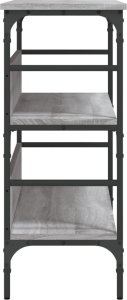 vidaXL Stolik konsolowy, szary dąb sonoma, 100x32x75 cm 6