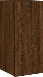 vidaXL Ścienna szafka TV z LED, brązowy dąb, 30,5x35x70 cm 3