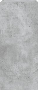 vidaXL Ścienna szafka TV z LED, szarość betonu, 30,5x35x70 cm 9