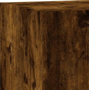 vidaXL Ścienne szafki TV z LED, 2 szt., przydymiony dąb, 80x35x31 cm 12