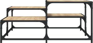 vidaXL Stolik kawowy, dąb sonoma, 87,5x87,5x40 cm 4