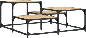 vidaXL Stolik kawowy, dąb sonoma, 87,5x87,5x40 cm 6