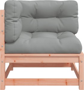 vidaXL Ogrodowa sofa narożna z poduszkami, lite drewno daglezjowe 5
