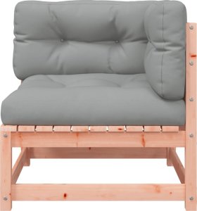 vidaXL Ogrodowa sofa narożna z poduszkami, lite drewno daglezjowe 6