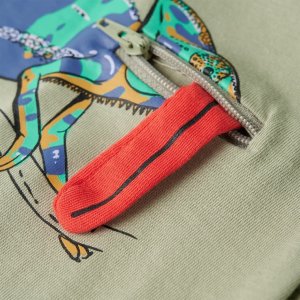 vidaXL Koszulka dziecięca z krótkimi rękawami, jasne khaki, 128 5